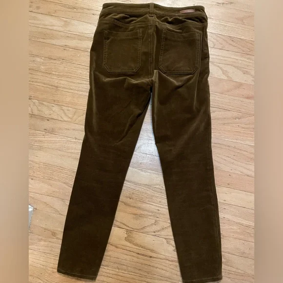 Anthropologie Pilcro high-rise corduroy skinny pants in rich brown, size 28 - Picture 2 of 6